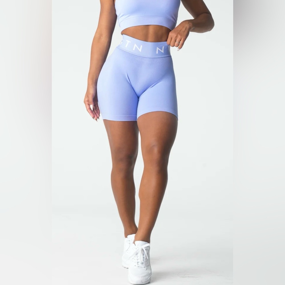 NVGTN Sport Seamless Shorts - Periwinkle